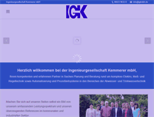 Tablet Screenshot of igkmbh.de